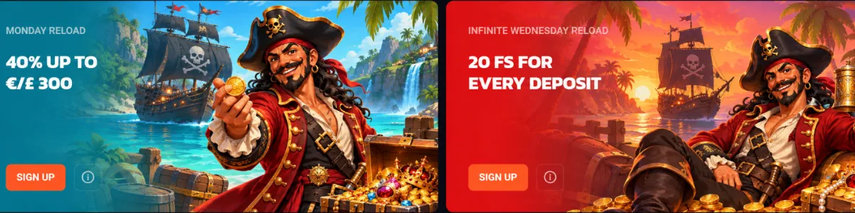 crashpirate casino reload bonus